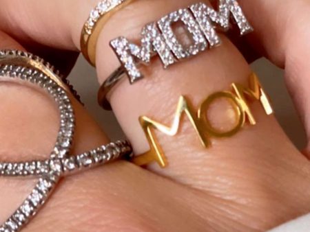 EMM Copenhagen - MOM Ring - Zirkonia - Forgyldt Discount