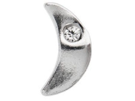 Stine A - Tout Petit Bella Moon Earring Silver - 1280-00-S Cheap