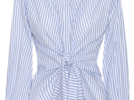 Karmamia - Lee Shirt - Sky Stripe Cotton Cheap