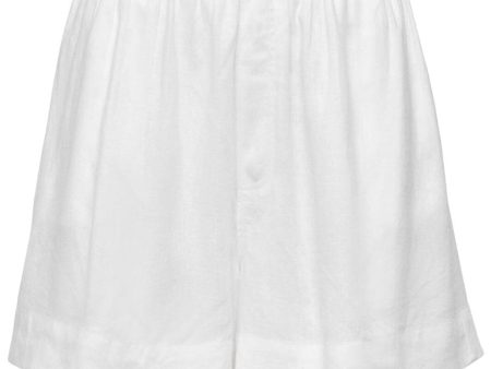 Only - Onltokyo Linen Blend Shorts - 3926406 Bright White For Cheap