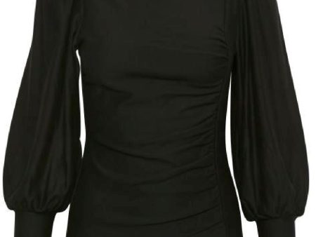 Gestuz - Rifa Puff Blouse - Black Discount