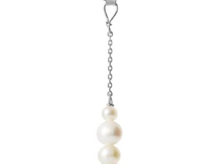 Stine A - Pearl Berries Behind Ear Earring 1310-00 - Silver Fashion