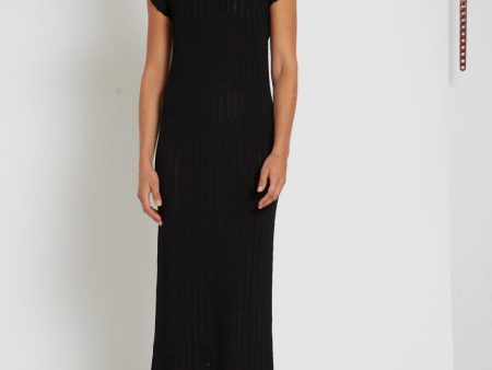 Bruuns Bazaar - River Gyrita knit dress - Black Online Sale