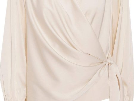 Forudbestilling - Karmamia - Ines Blouse - Ivory Online Sale