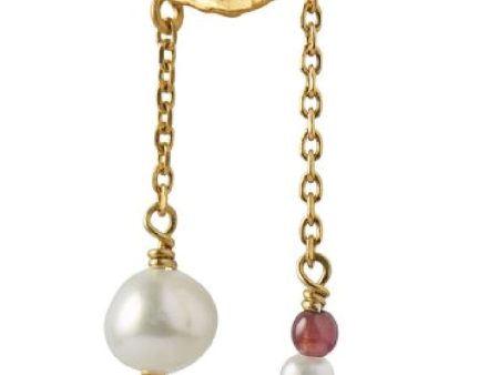 Stine A - Petit gold splash Earring Chains & French Kiss 1306-02-S - Goldenen Hot on Sale