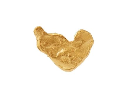 Stine A - Petit Goldenen Splash Earring disco Heart - 1305-02 Sale