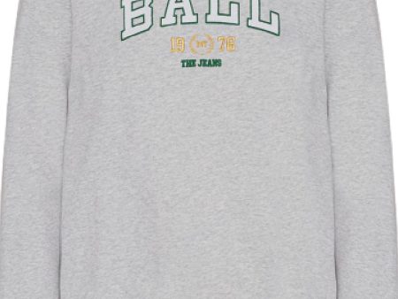 Ball - Sweatshirt L. Taylor - White Melange Hot on Sale