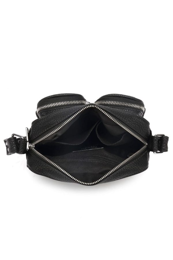 Noella - Kendra Crossover Bag - Black Nappa Look Online now