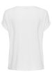 Only - Onlmoster S S O-Neck Top - 2079282 White Hot on Sale