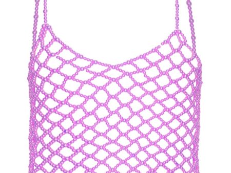 Hunkøn - Nixie Pearl Top - Pink Discount