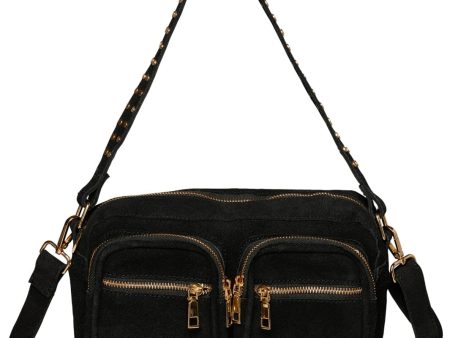 Noella - Celina Bag Real Suede W. Gold - Black Discount