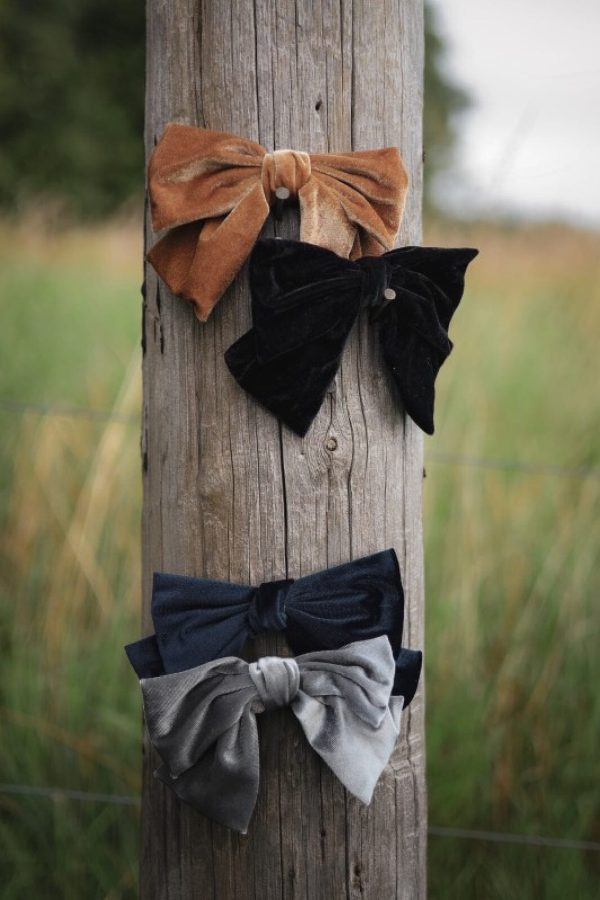 Black Colour - Bccorinne Big Bow Barette Hair Clip - Frappe Online Sale