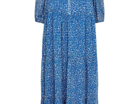 Co´couture - Junglecc Floor Dress - 76 New Blue Online now