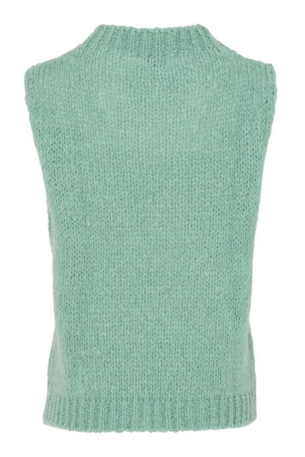 Noella - Kala Vest Wool - Dusty Mint For Discount