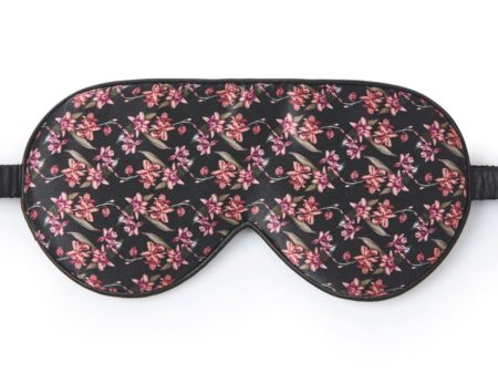 Fan Palm - Sleeping Eye Mask - Black Flawless For Sale