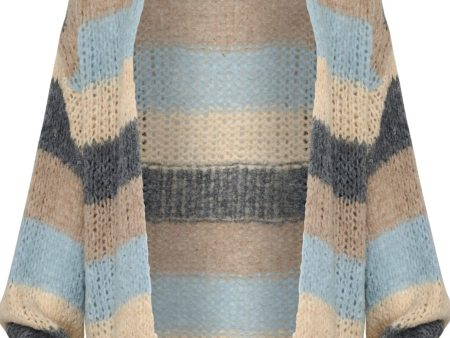 Noella - Kala Knit Cardigan Wool - Bright Stripes Supply