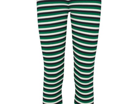 Basic Apparel - Ludmilla Tights Gots - 654 Green Jacket   Black   Whisper White on Sale