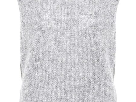 Noella - Kala Vest Wool - Light Grey Melange Cheap