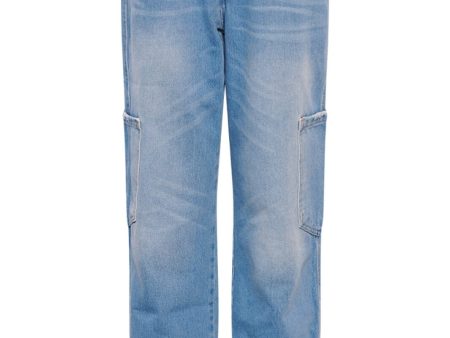 Noella - Rory Cargo Jeans - Light Blue Washed Supply