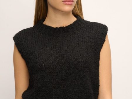 Noella - Kala Vest Wool - Black For Discount