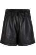 Gossia - ThillaGO Leather Shorts - Black Online Hot Sale