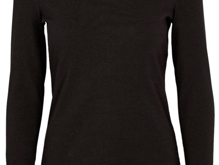 Basic Apparel - Ludmilla LS Tee GOTS - 001 Black For Discount