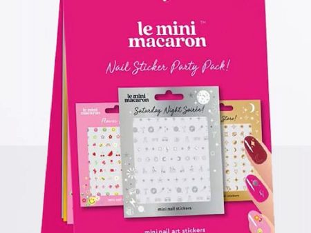 Le Mini Macaron - Nail Sticker Party Pack (3 Pack) NA020 - Hot on Sale