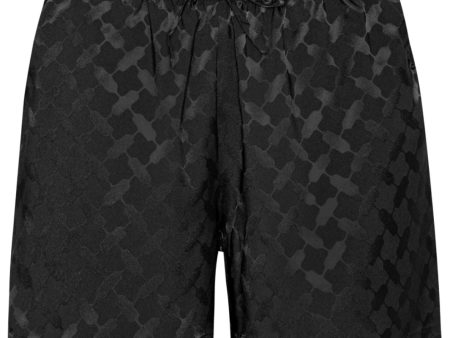 Karmamia - Jude Shorts - Black Keffiyeh Jacquard Fashion