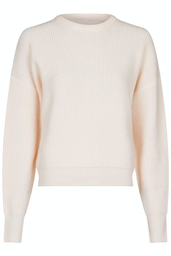 Neo Noir - Moana Solid Knit Blouse - Off White Online now