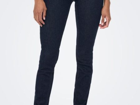 Only - Onlblush Mid Sk Stayblue - 3915471 Dark Blue Denim For Sale