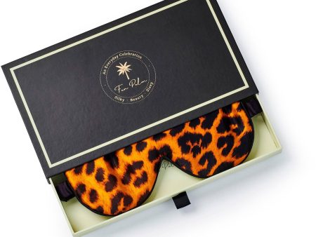 Fan Palm - Sleeping Eye Mask  - Leopard For Cheap