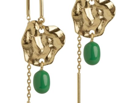 Enamel Copenhagen - Earring, Kai - Grass Green Cheap