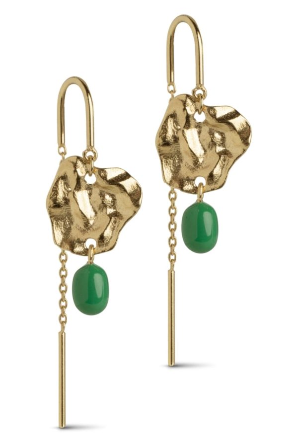 Enamel Copenhagen - Earring, Kai - Grass Green Cheap