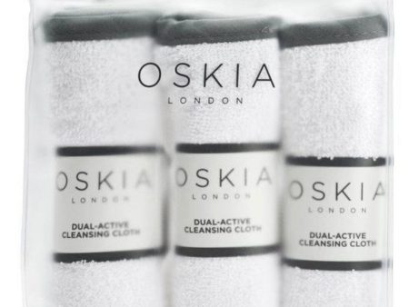 Oskia - 3xDual-Active Cleansing Cloths For Sale