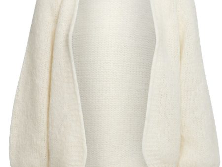 Noella - Fora Knit Cardigan - White For Cheap