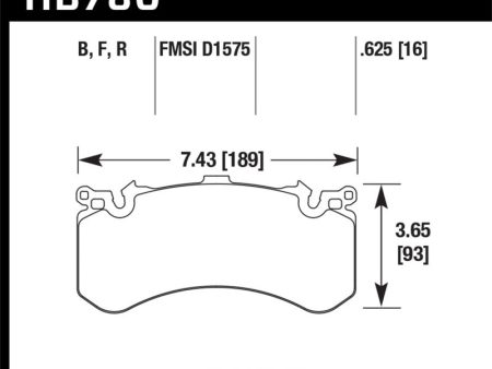 Hawk 2016 Audi A8 Front High Performance Brake Pads on Sale