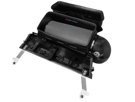 aFe 21-23 RAM 1500 TRX Track Series Carbon Fiber Cold Air Intake System w  Pro 5R Filter Online Sale