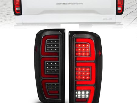 Anzo 19-23 GMC Sierra 1500 2500HD 3500HD Smoke Black Replacement Full LED Bar Tail Light Online Sale