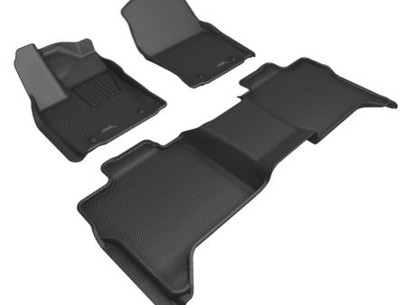 3D MAXpider 2022+ Toyota Tundra Crew Max Kagu 1st & 2nd Row Floor Liner - Black Discount