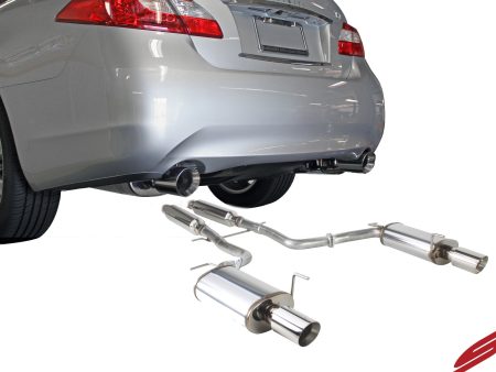 2011-2013 Infiniti M56   2014-2018 Q70 Stainless Steel Near Cat-Back Exhaust System - 504456 For Cheap