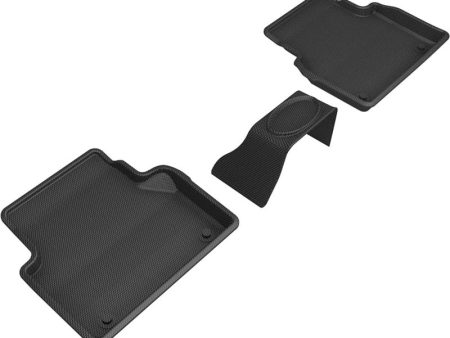 3D MAXpider 19-23 Audi A6 A7   21-24 RS6 RS7 Kagu 2nd Row Floormats - Black Sale