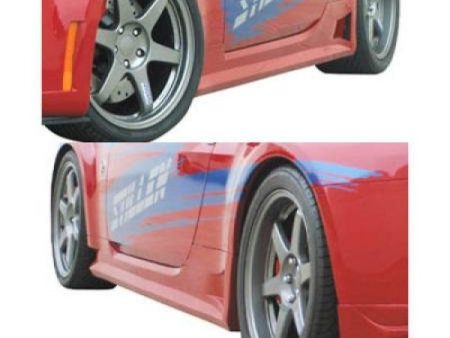 2003-2008 Nissan 350Z [Z33] 4-Piece Body Kit [Series 3 Skirts w  Series 2 Front Fascia] - 1035010KT For Cheap