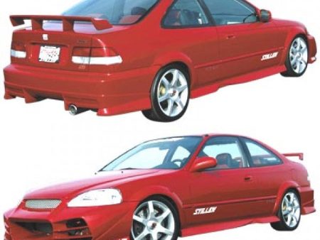 1999-2000 Honda Civic Coupe - Fender Flare Kit - 106300FF Discount