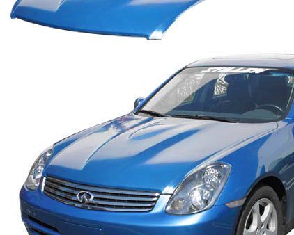 2003-2004 Infiniti G35 Sedan - Power Hood [Fiberglass] - 1036507 Supply