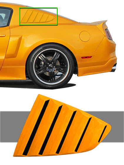 2010-2013 Ford Mustang Side Window Louvers - KB410211 Online Hot Sale