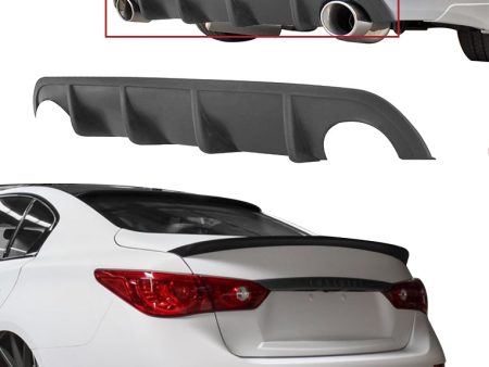 2014-17 Infiniti Q50 Rear Diffuser [Unpainted] - KB11222 Cheap