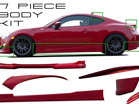 2013-2015 Scion FR-S 7-Piece Complete Body Kit - KB21022F For Sale