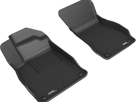 3D MAXpider 19-23 Audi A6 A7   21-24 RS6 RS7 Kagu 1st Row Floormats - Black Cheap