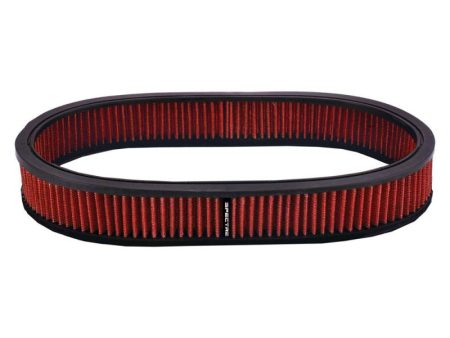 Spectre Air Filter Oval 12in. x 2in. - Red For Cheap