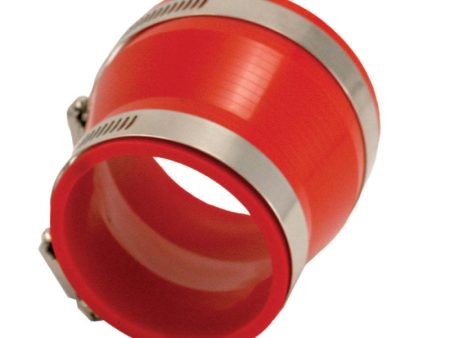 Spectre Coupler Reducer 3in. to 2.5in. (PVC) - Red Cheap